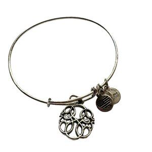 Timeless Symbolism: Alex and Ani Silver Bangle with Charm Set